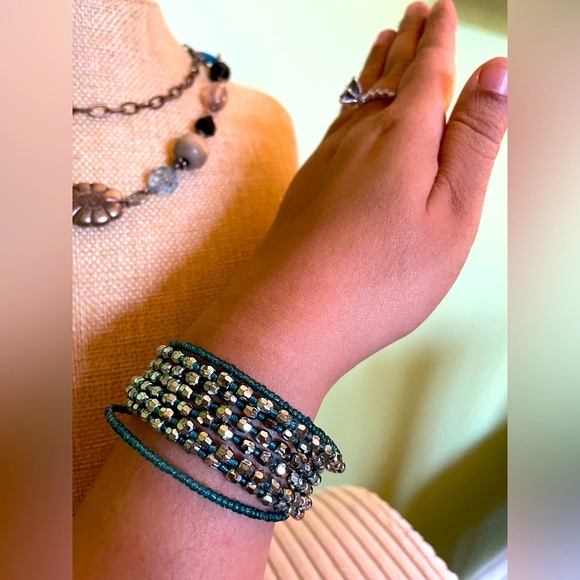 Elegant 3 Piece Turquoise and Silver Jewelry Bundle - Picture 13 of 16